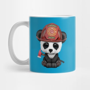 Cute Baby Panda Firefighter Mug